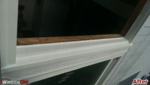 rotted window sash replace (after)